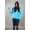 Wholesale new fashion zipper-up hoodie jackets with hood